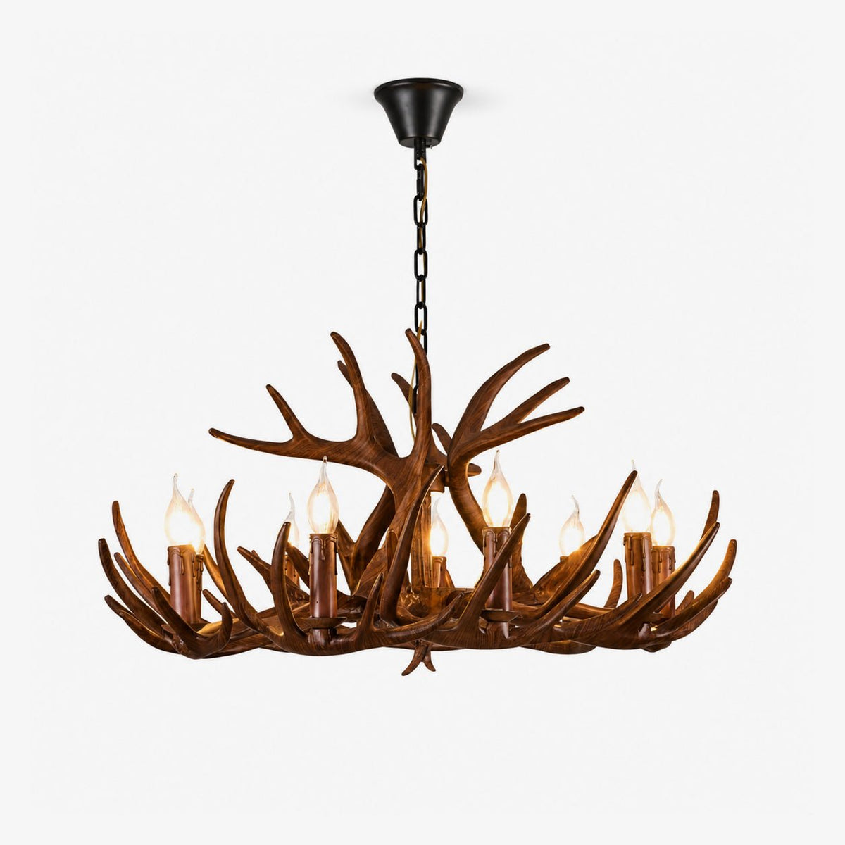 Noreira Kronleuchter aus Antler Lodge Stil