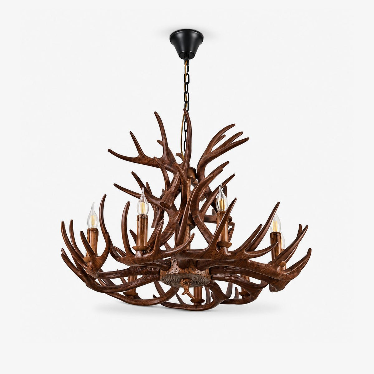 Noreira Kronleuchter aus Antler Lodge Stil