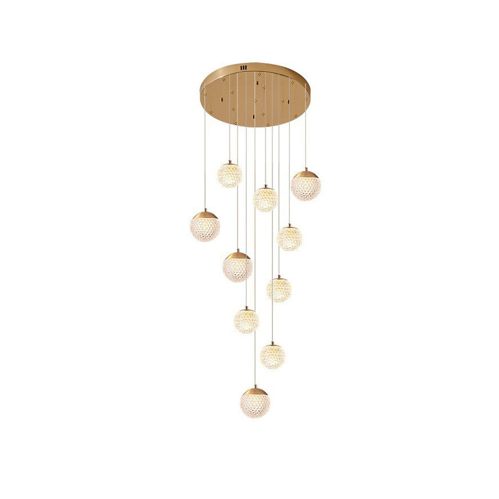 Arisha Design/Modern LED Pendelleuchte Schlafzimmer/Esszimmer Gold