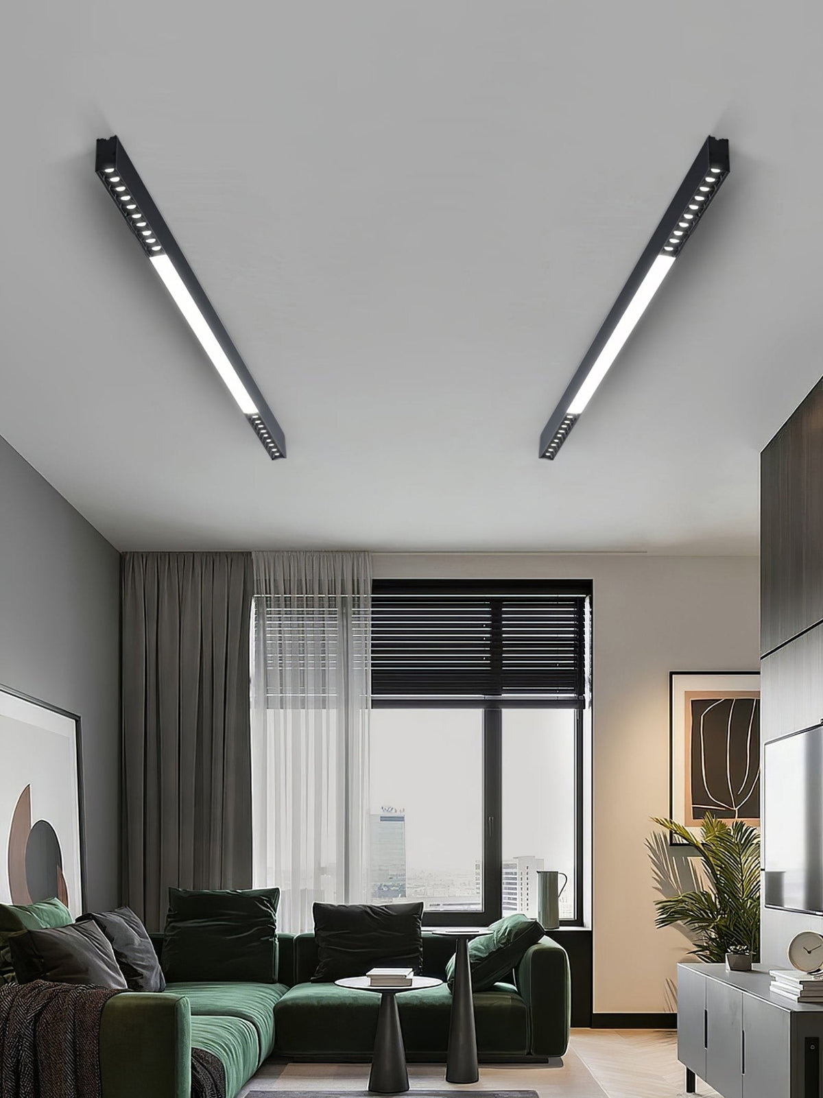 Line moderne Aluminium-Schwimmleuchte