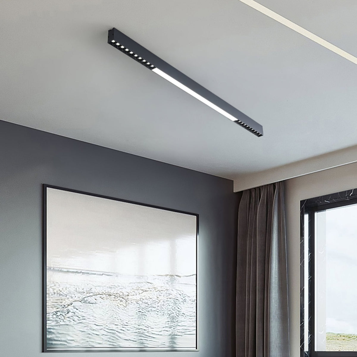 Line moderne Aluminium-Schwimmleuchte
