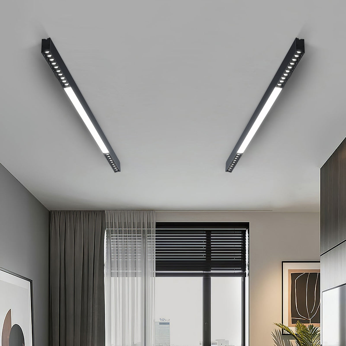 Line moderne Aluminium-Schwimmleuchte