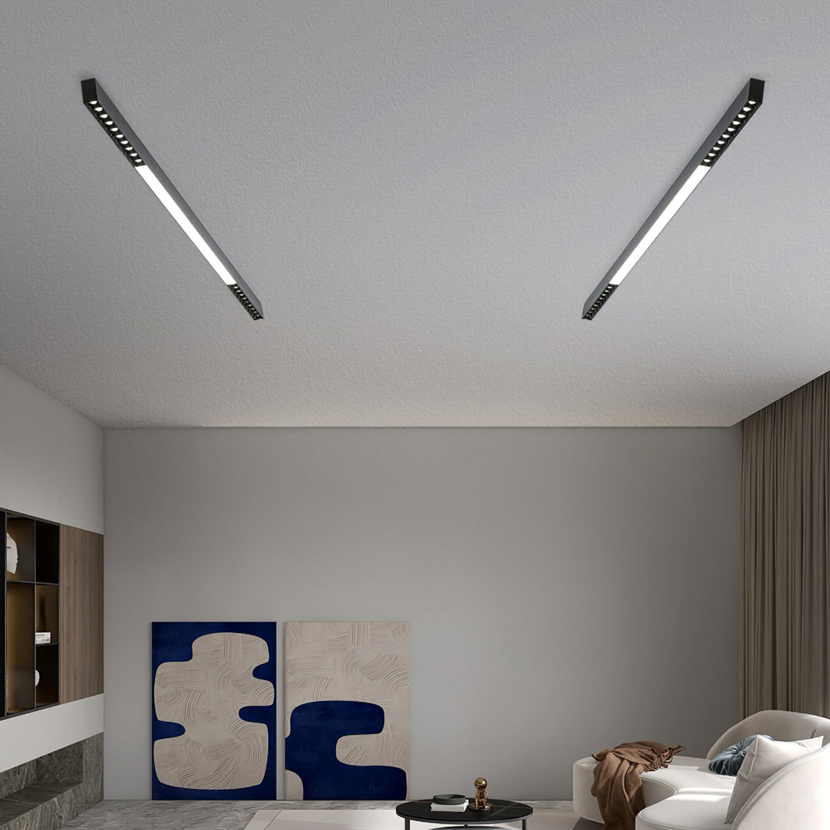 Line moderne Aluminium-Schwimmleuchte
