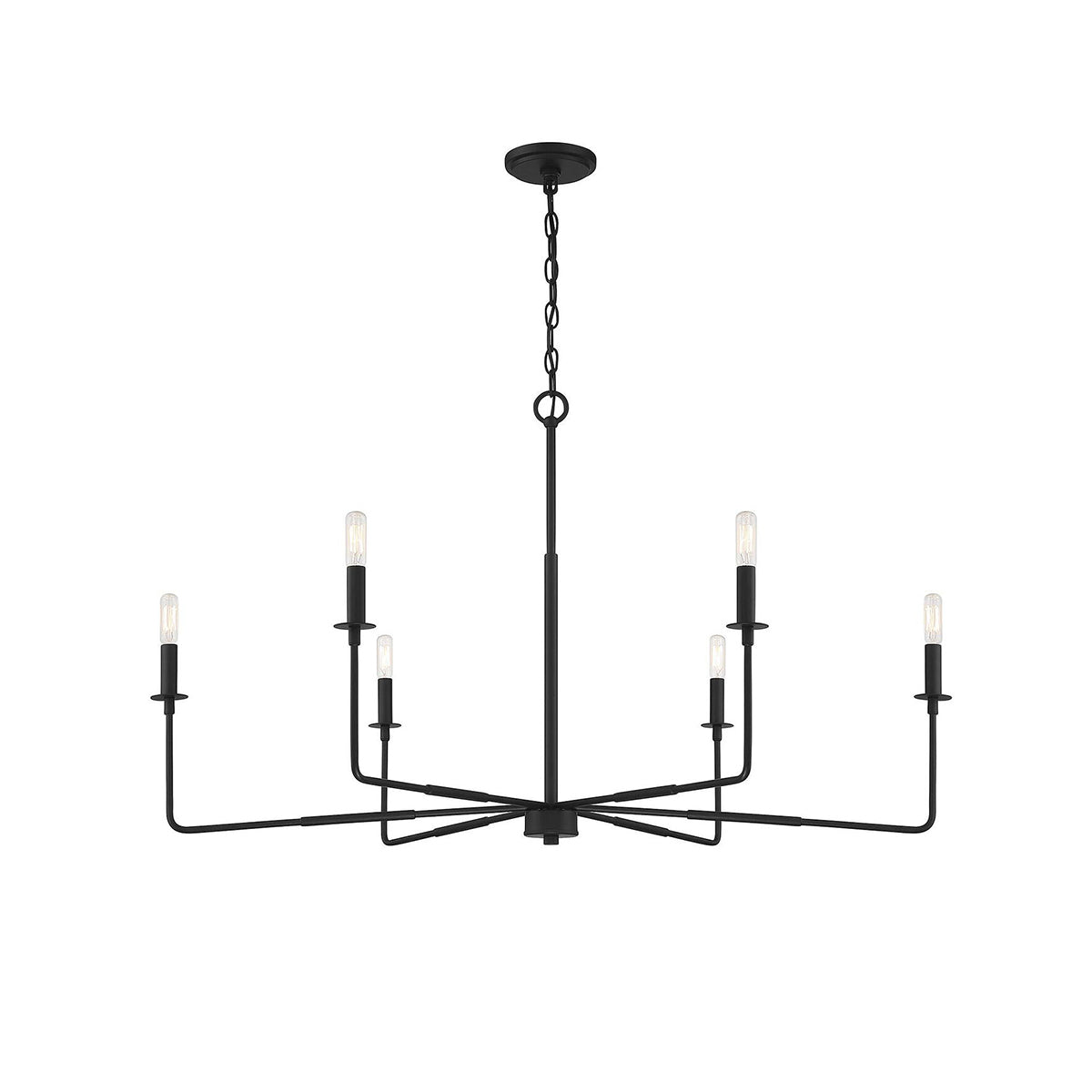 Blikuvyi Kronleuchter im modernen industriellen minimalistischen Metallstil