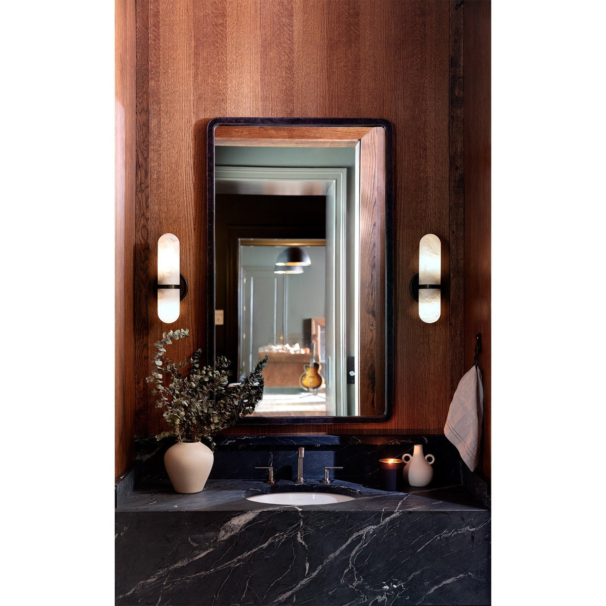 Salon Alabaster-Wandleuchte