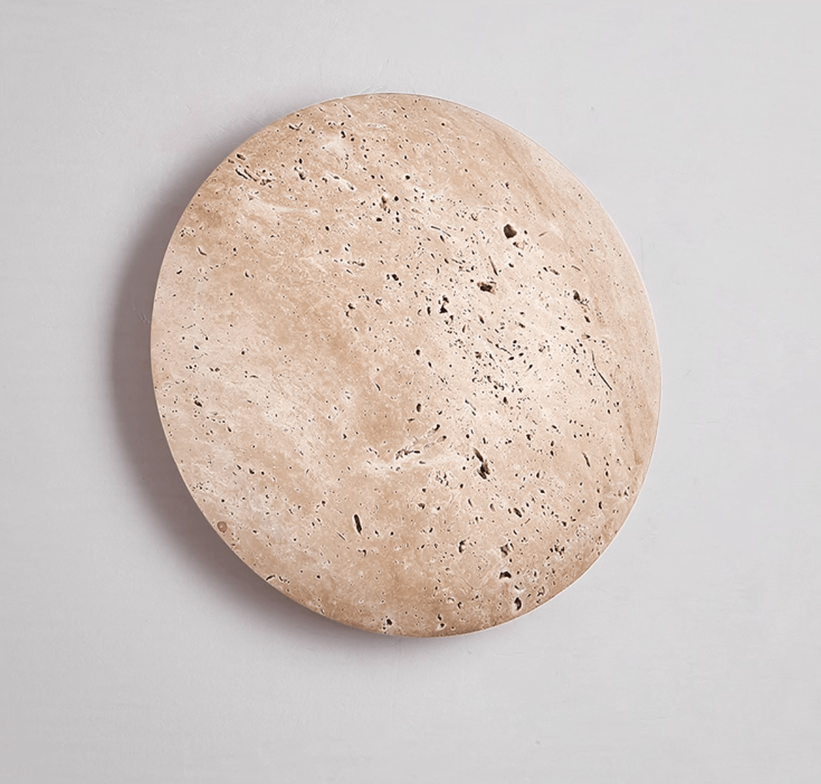 Lykro Wandleuchte Beige Stein minimalistisch Wohnzimmer Schlafzimmer Flur