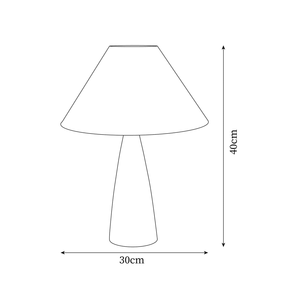 Taper Tischleuchte