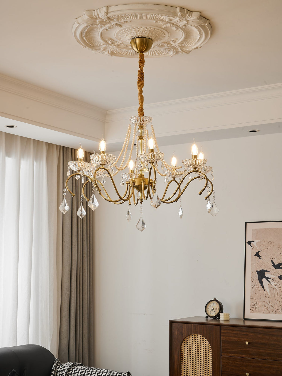Vavenus Kronleuchter im postmodernen Luxus-Stil aus Kristall