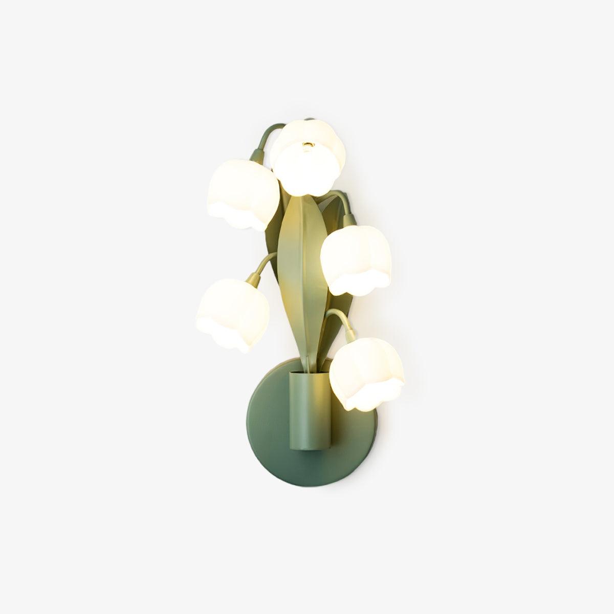 Aelis Natürliche Orchideen-Wandleuchte für den Innenbereich