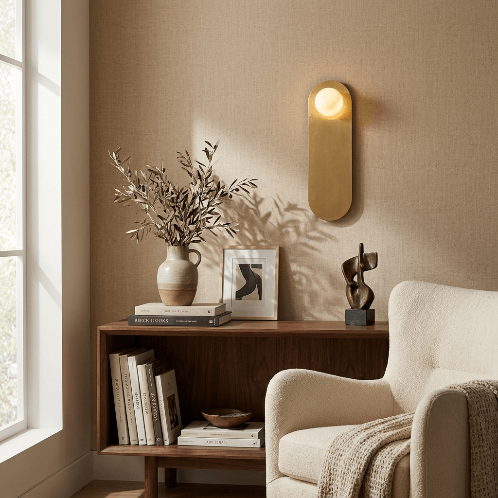Albivise Wandleuchte aus Alabaster