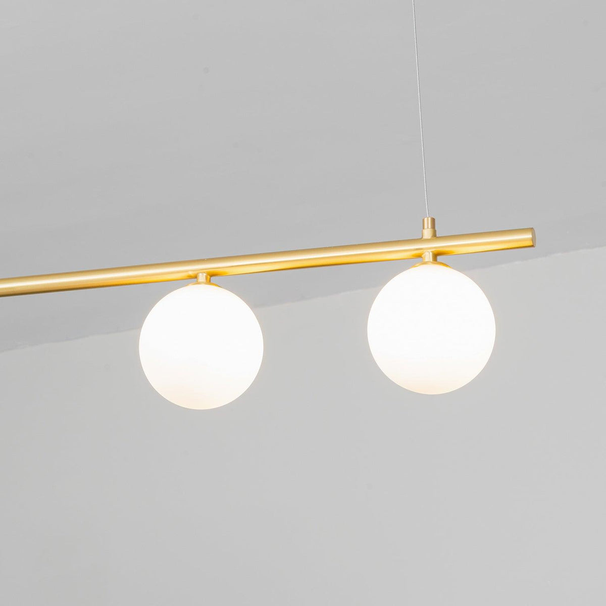 Estix Pendelleuchte Messing Linear Satellit Minimalistisch