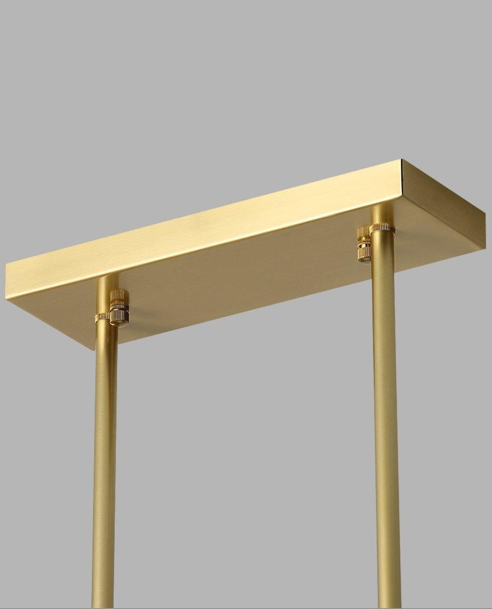 Estix Pendelleuchte Messing Linear Satellit Minimalistisch