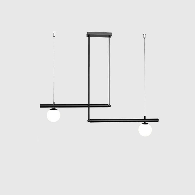 Estix Pendelleuchte Messing Linear Satellit Minimalistisch