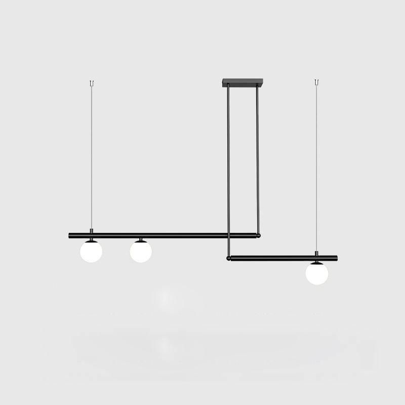 Estix Pendelleuchte Messing Linear Satellit Minimalistisch