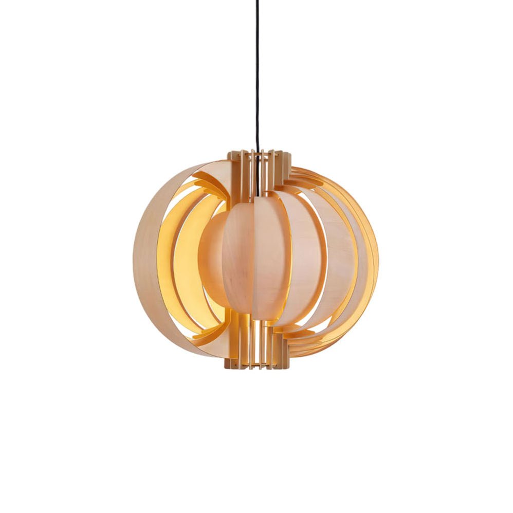 Ivraeus Premium Elegance Ring Pendelleuchte aus Holz