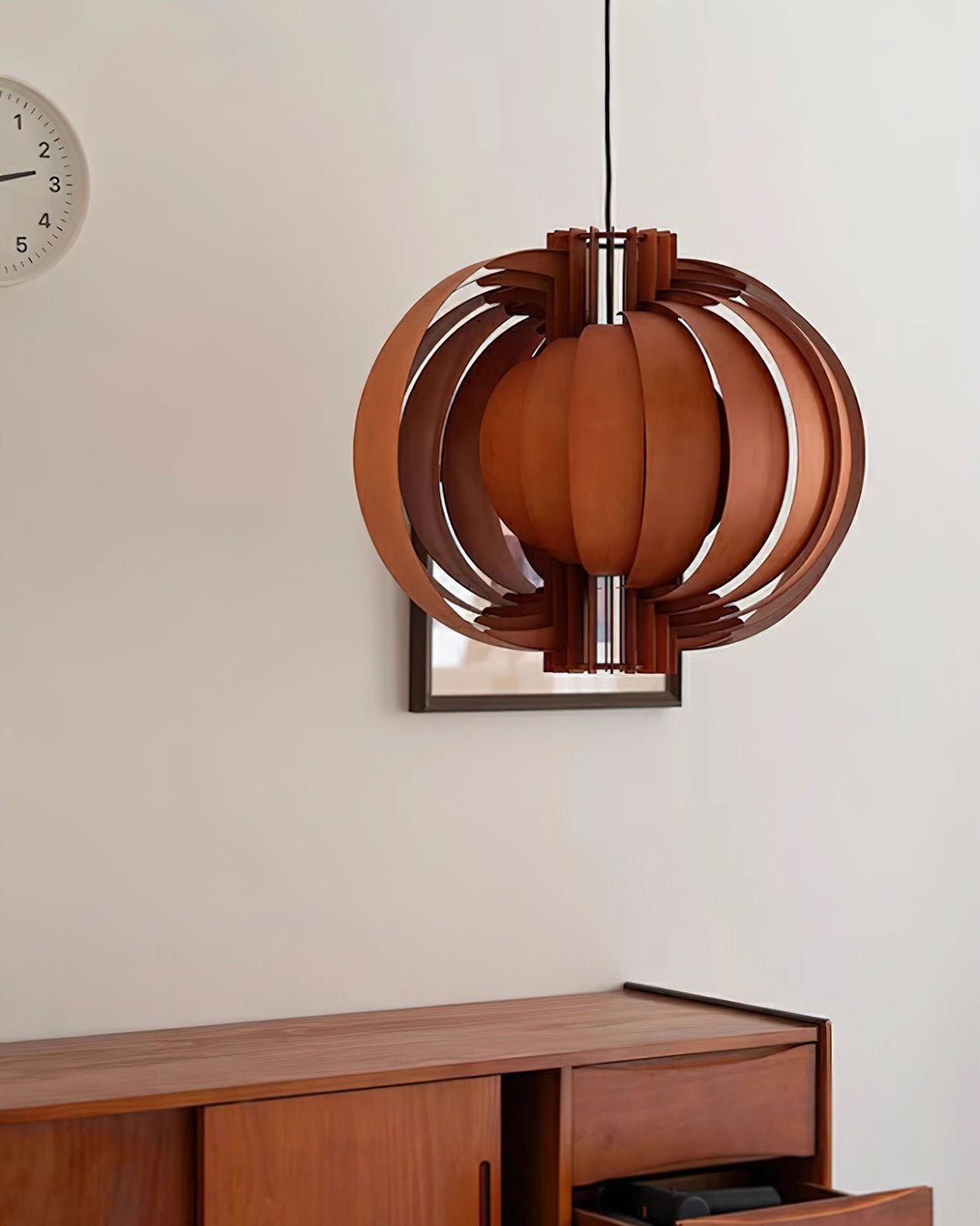 Ivraeus Premium Elegance Ring Pendelleuchte aus Holz