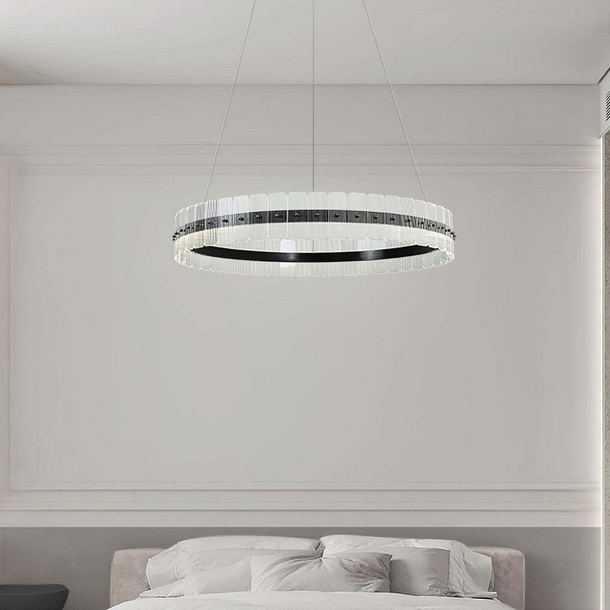 Kynell Kronleuchter Saturno LED mit Acryl-Blöcken