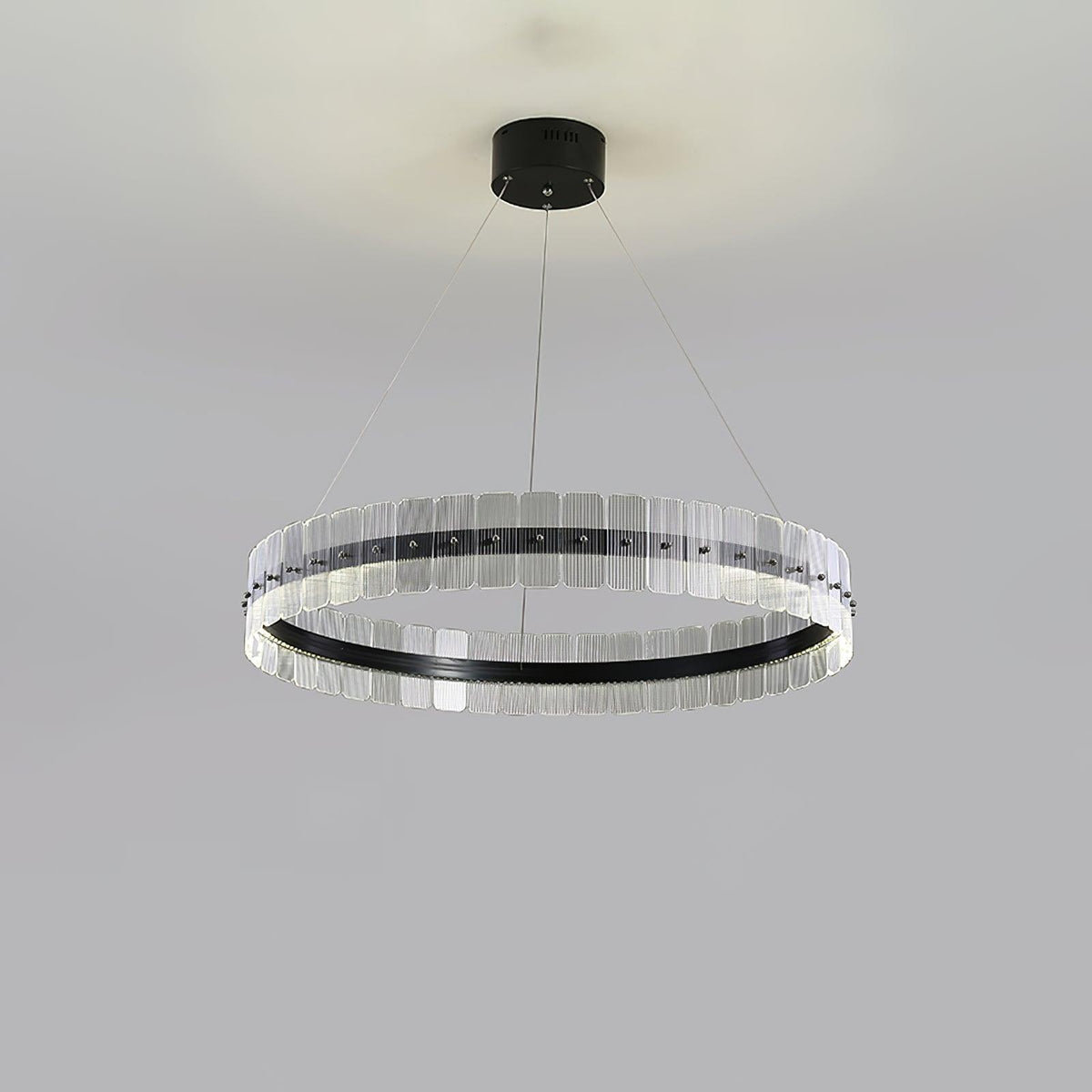 Kynell Kronleuchter Saturno LED mit Acryl-Blöcken