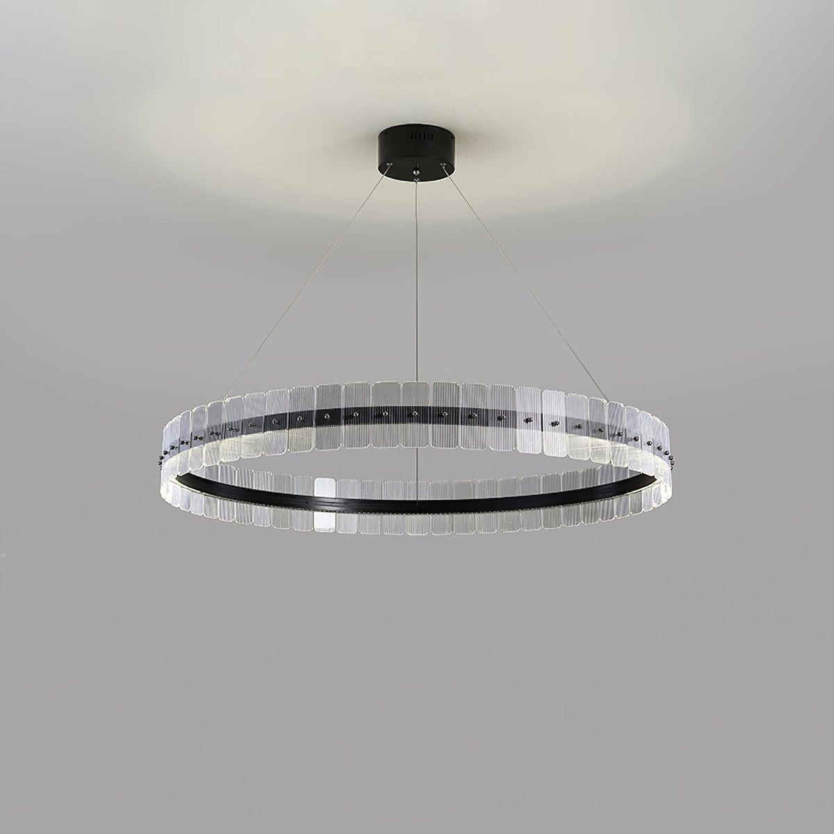 Kynell Kronleuchter Saturno LED mit Acryl-Blöcken