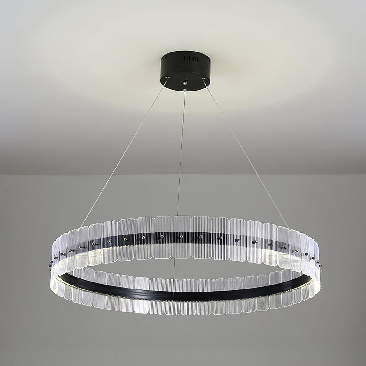 Kynell Kronleuchter Saturno LED mit Acryl-Blöcken