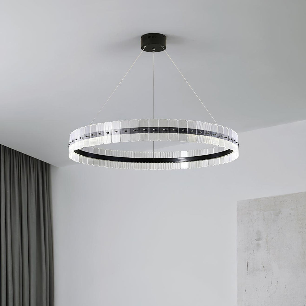 Kynell Kronleuchter Saturno LED mit Acryl-Blöcken