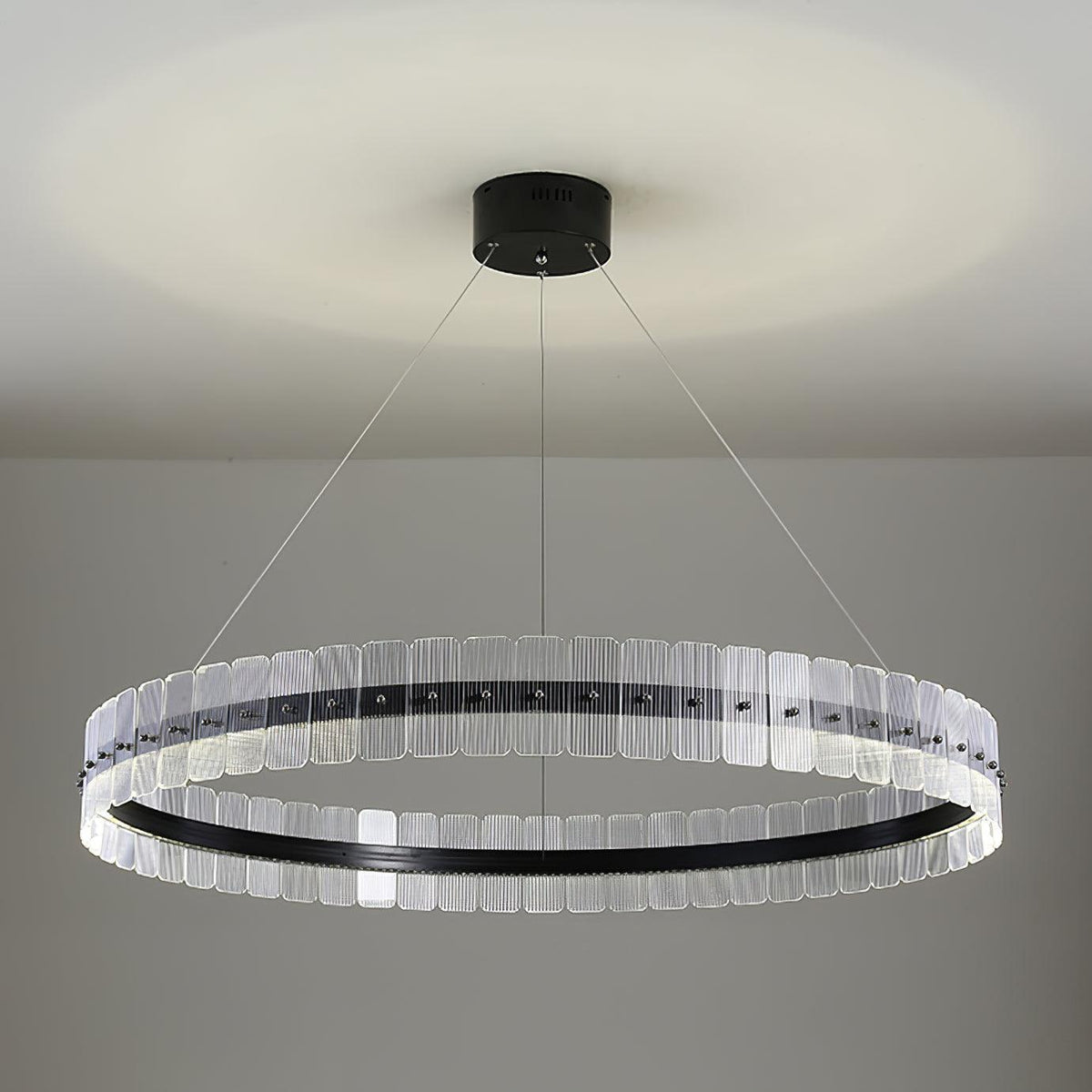 Kynell Kronleuchter Saturno LED mit Acryl-Blöcken