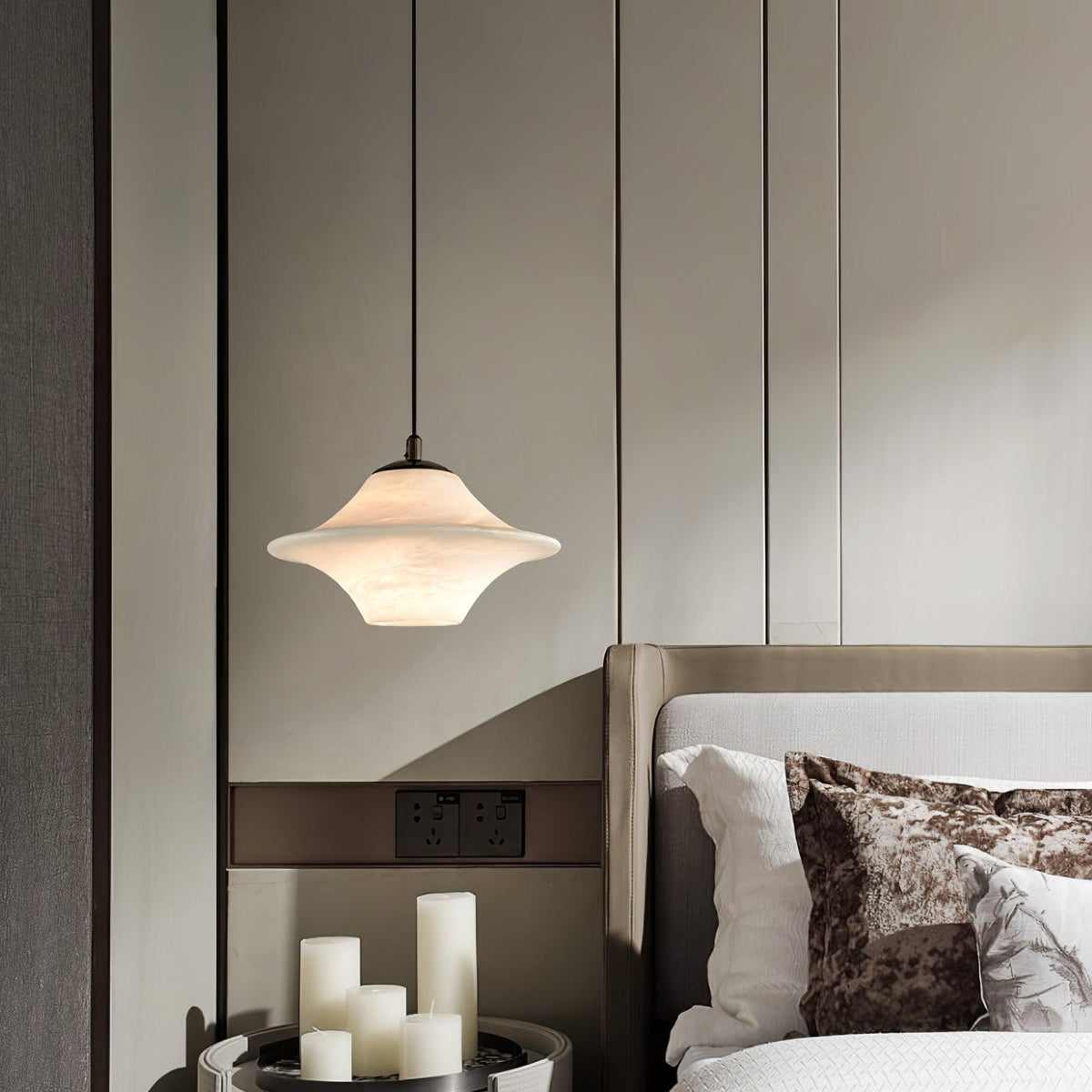 Elvina Alabaster Pendelleuchte