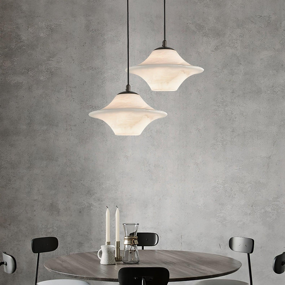 Elvina Alabaster Pendelleuchte