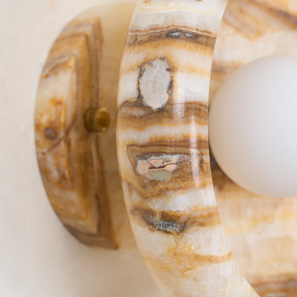 Onvix Natural Onyx Wandleuchte