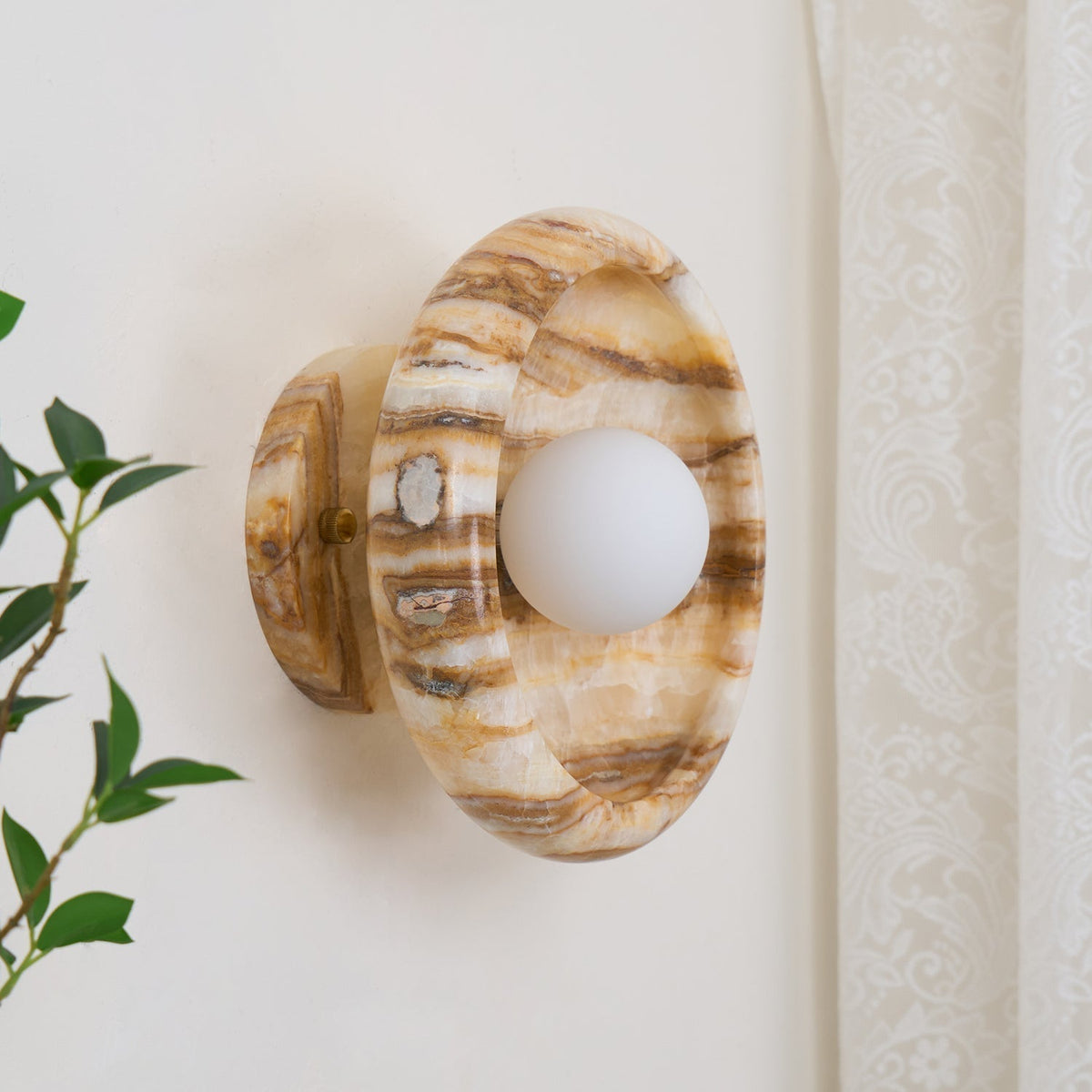 Onvix Natural Onyx Wandleuchte
