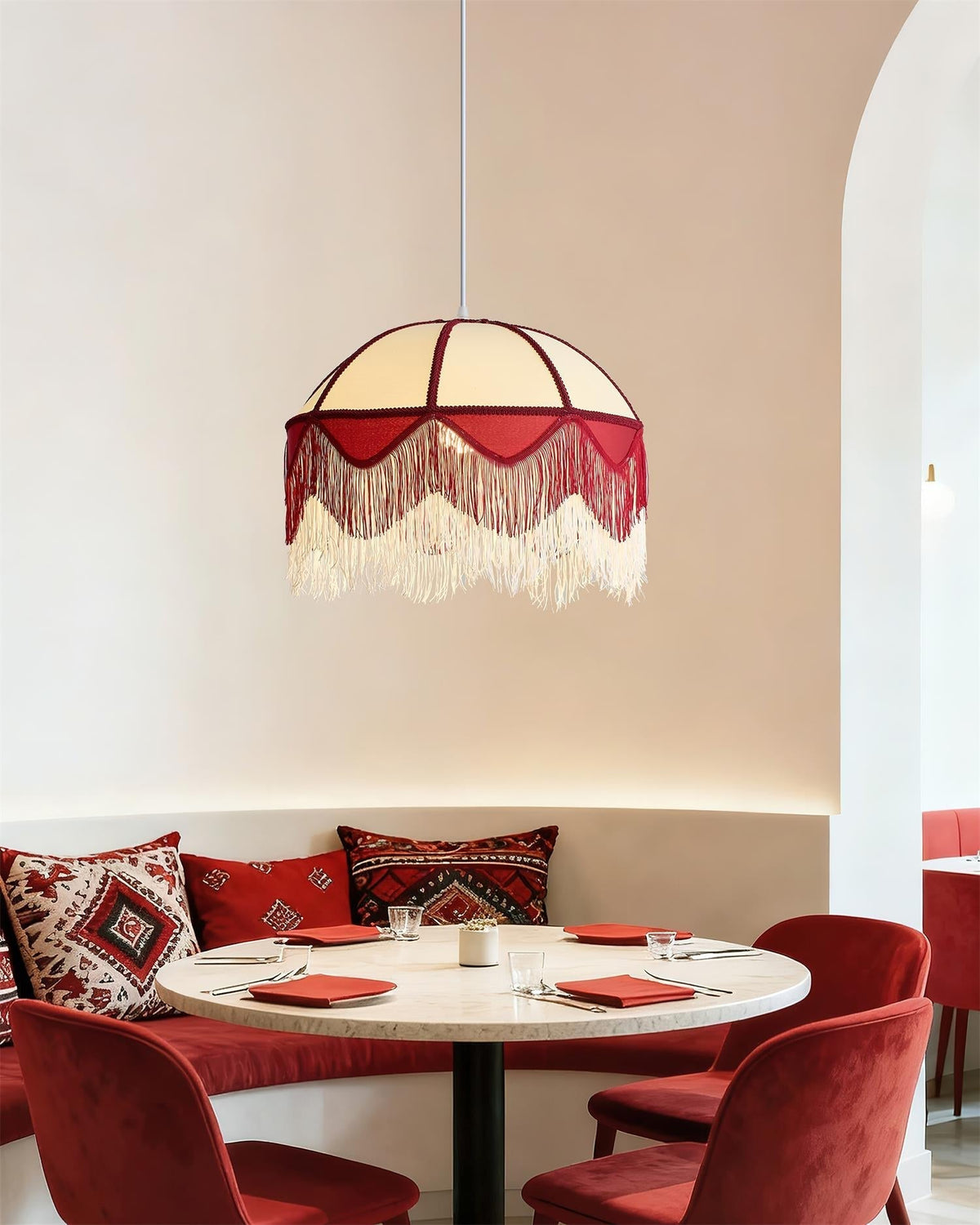 Carmella Fringe Pendelleuchte