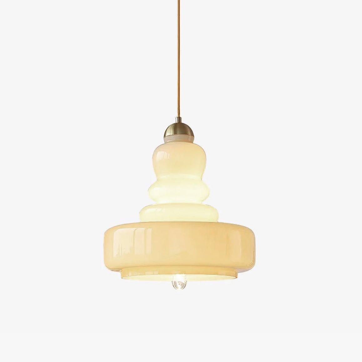 Eiraenne Pendelleuchte Schoolhouse Glas-Schichten Vintage für Esszimmer Schlafzimmer | Cielum
