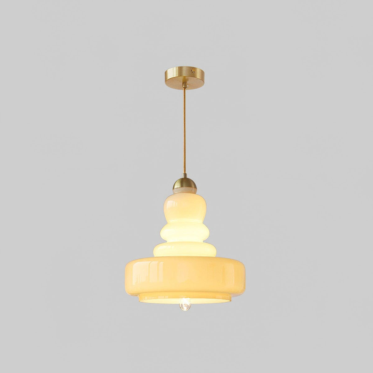 Eiraenne Pendelleuchte Schoolhouse Glas-Schichten Vintage für Esszimmer Schlafzimmer | Cielum