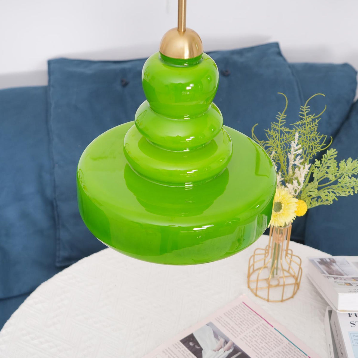 Eiraenne Pendelleuchte Schoolhouse Glas-Schichten Vintage für Esszimmer Schlafzimmer | Cielum
