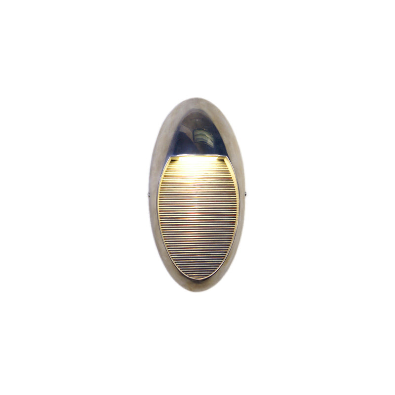 Celivora Wandleuchte aus Glas, oval, minimalistisch für den Außenbereich | Cielum