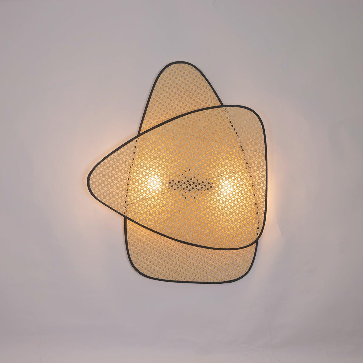 Caneira Art Natural Cannage Bamboo Wandleuchte