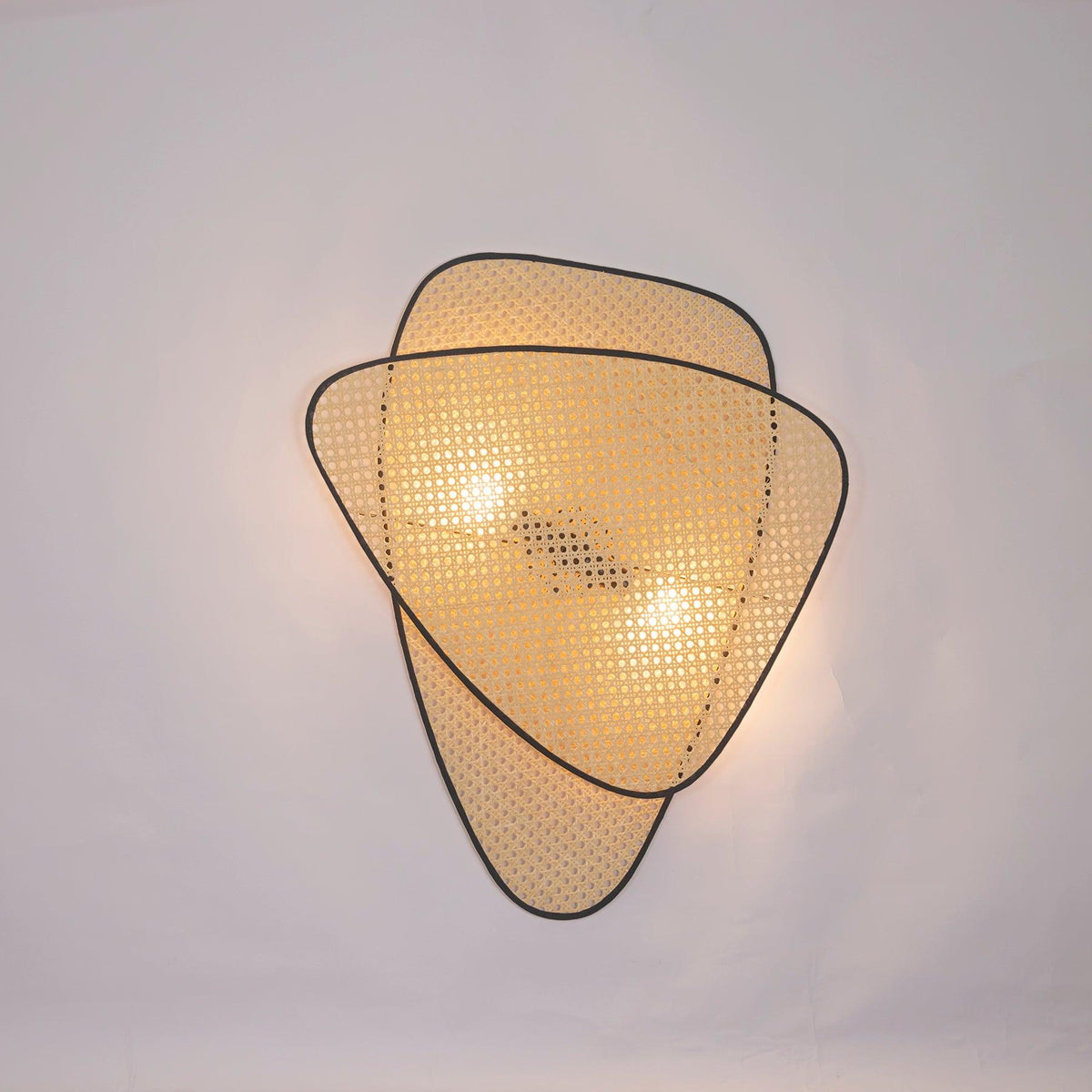 Caneira Art Natural Cannage Bamboo Wandleuchte