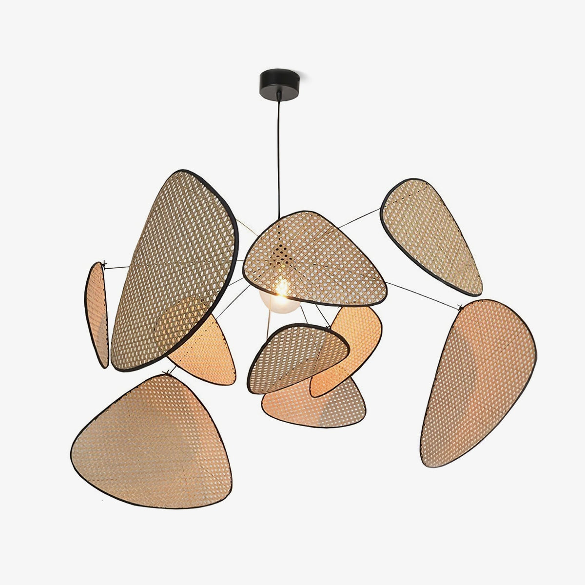 Orelivora Kronleuchter Screen Cannage Suspension Retro