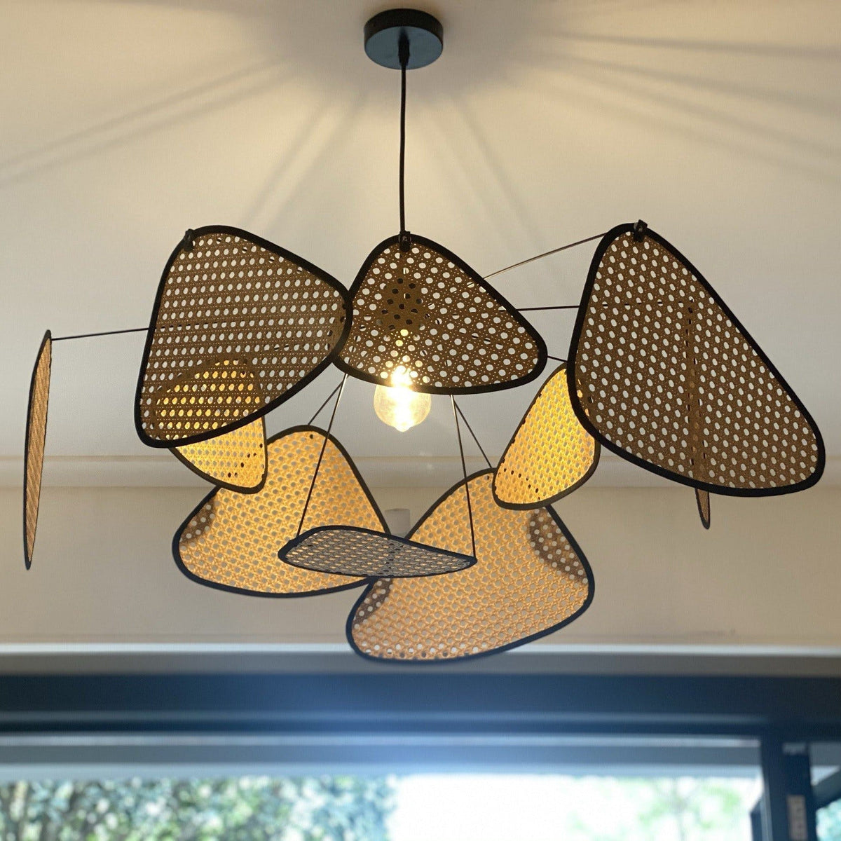 Orelivora Kronleuchter Screen Cannage Suspension Retro