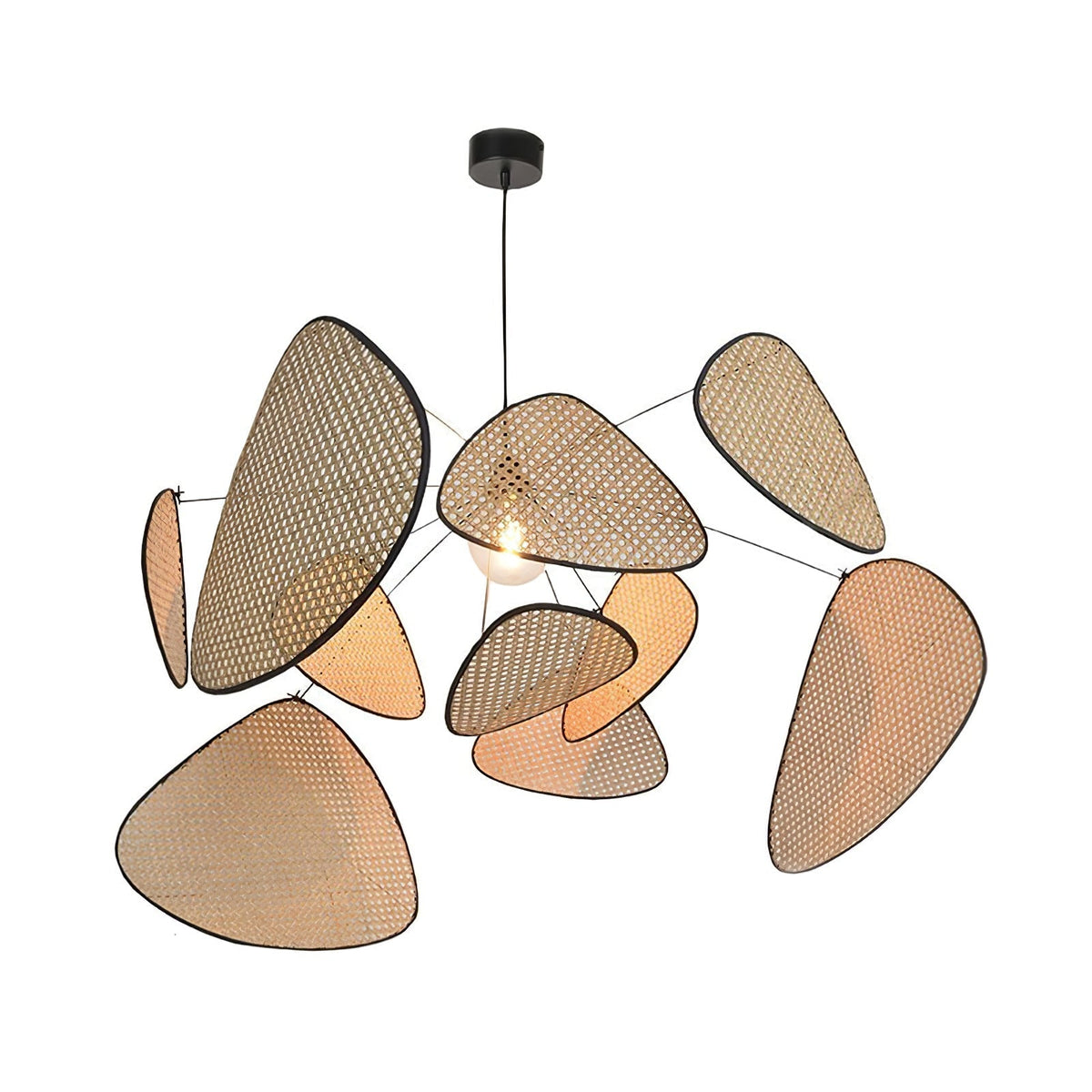 Orelivora Kronleuchter Screen Cannage Suspension Retro