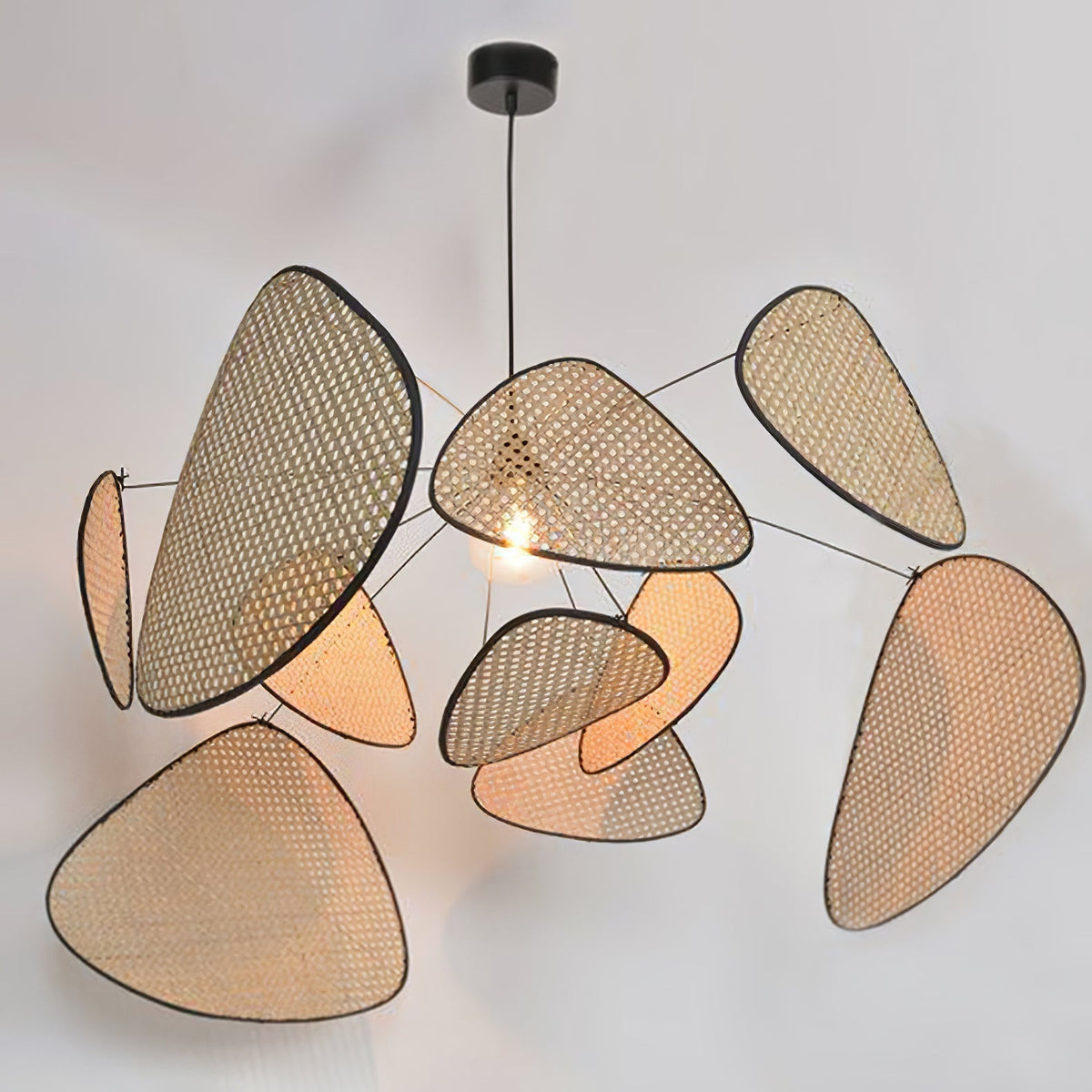 Orelivora Kronleuchter Screen Cannage Suspension Retro