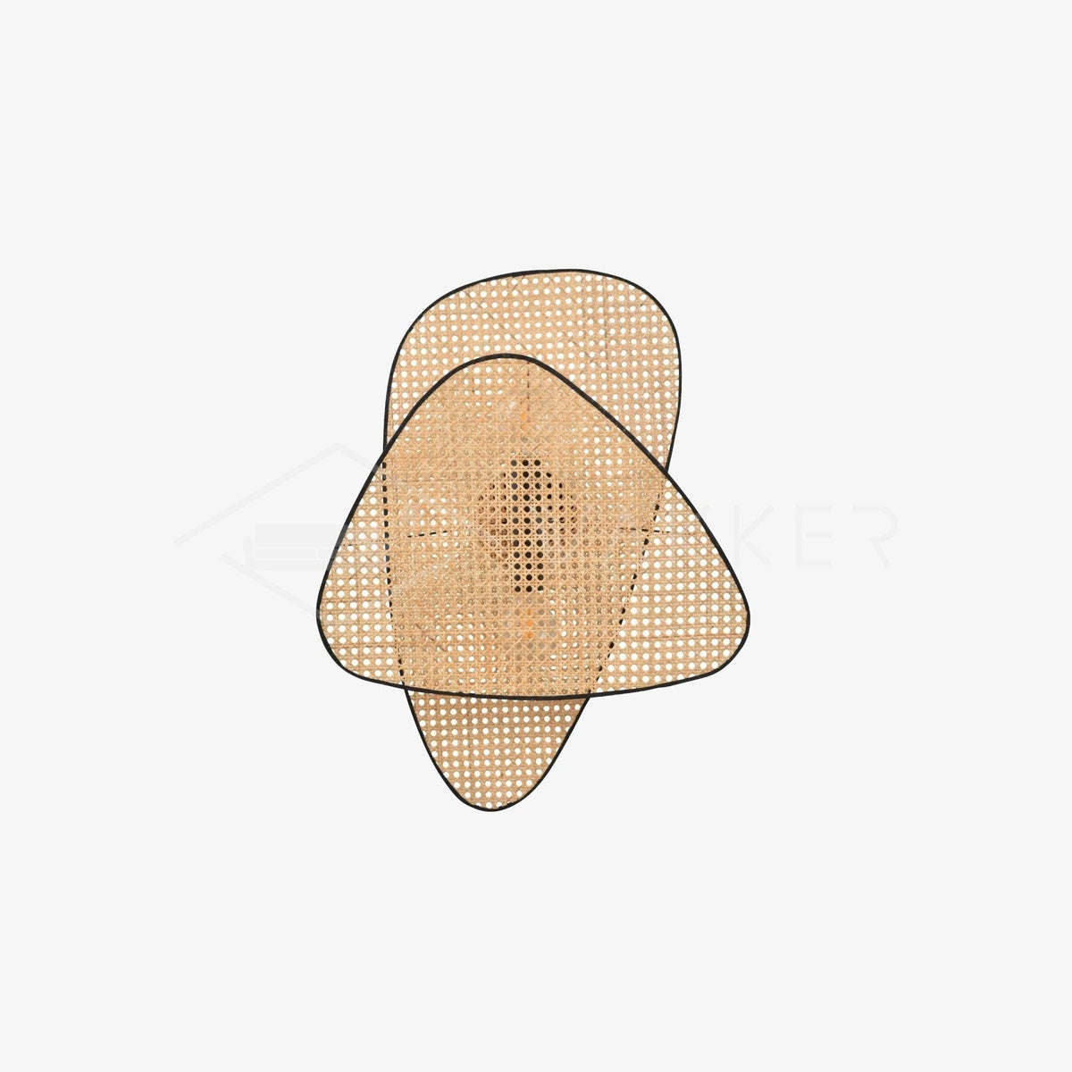 Caneira Art Natural Cannage Bamboo Wandleuchte