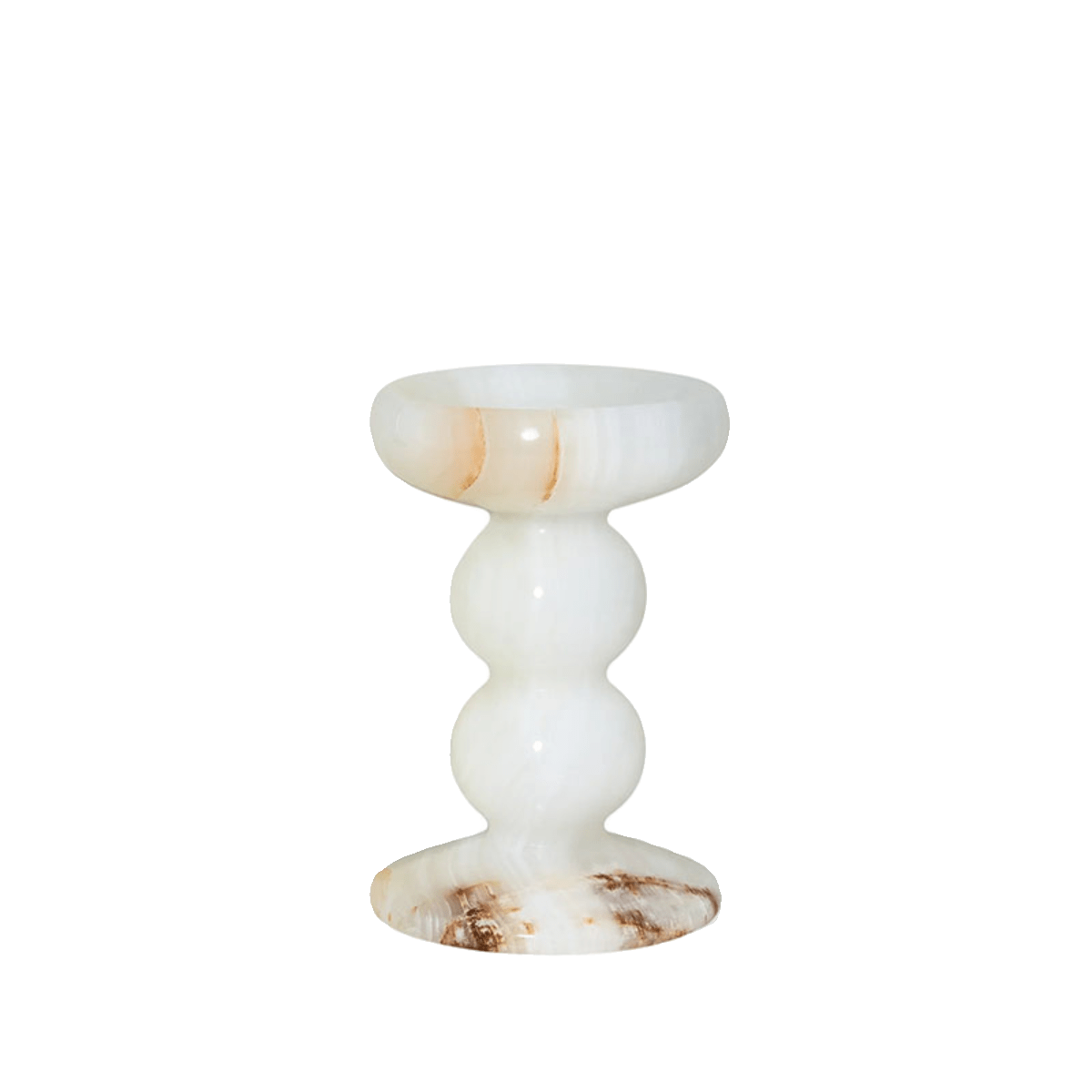 Totem Jade Kerzenständer in Grün