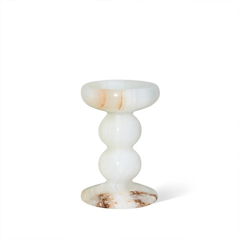 Totem Jade Kerzenständer in Grün