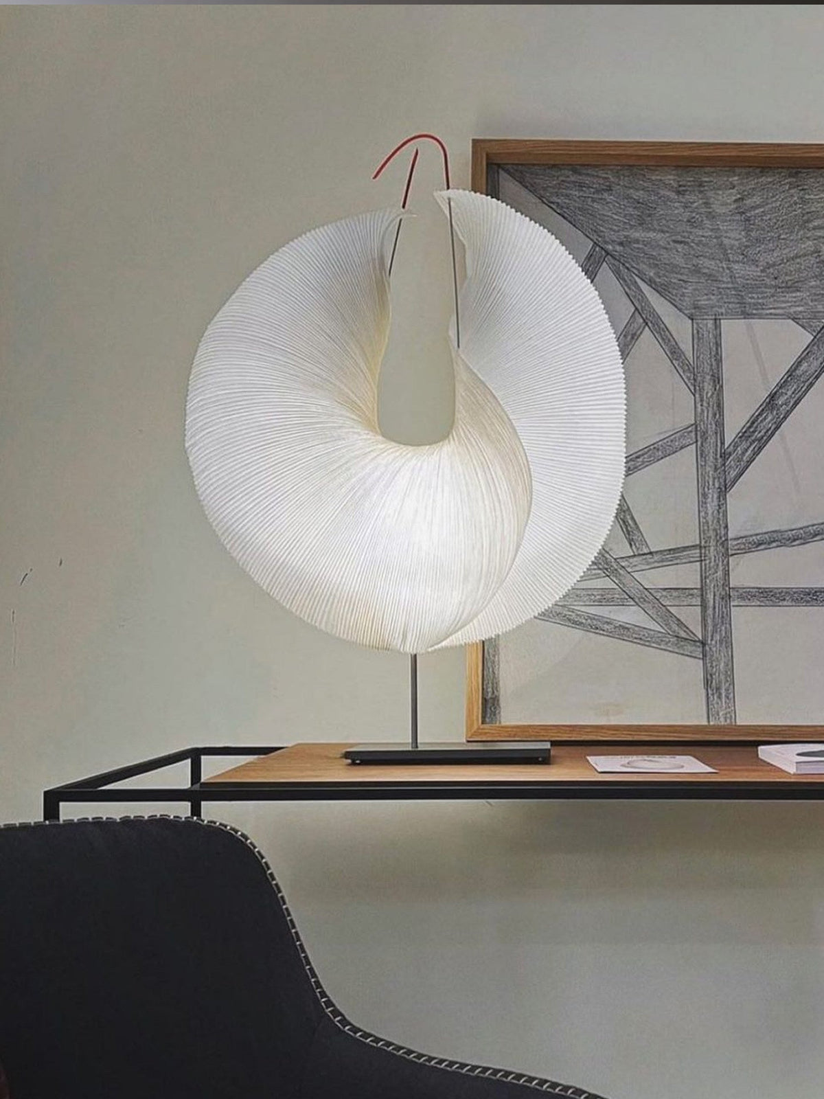 Piaenina Tischleuchte aus gefaltetem Papier