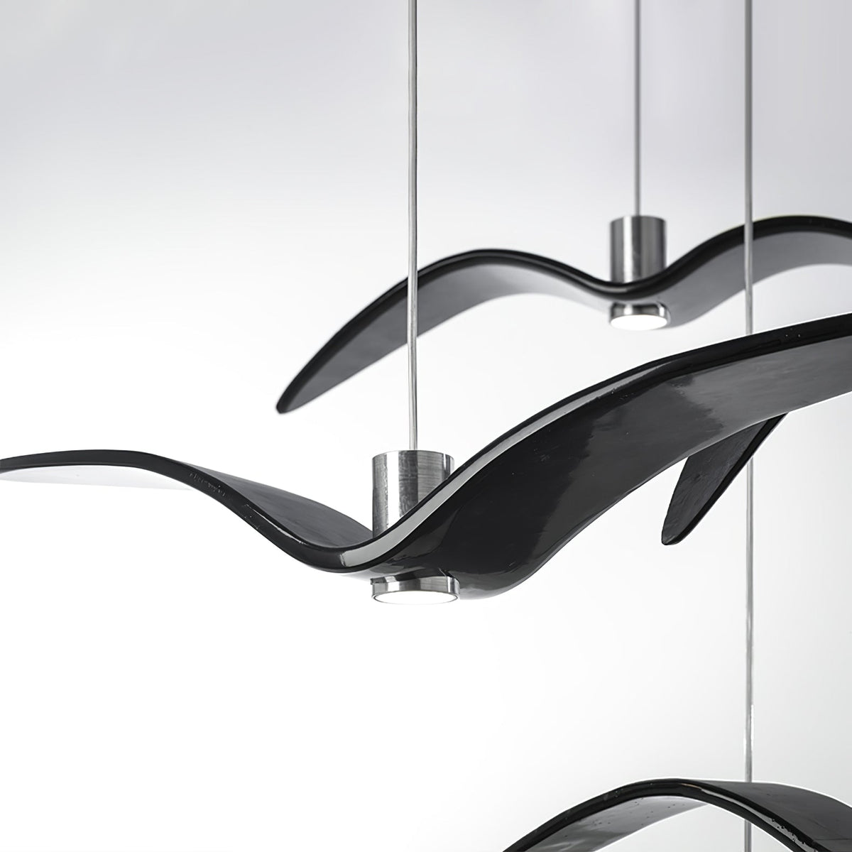 Ivoren Pendelleuchte Vogel Flügel für Wohnraum
