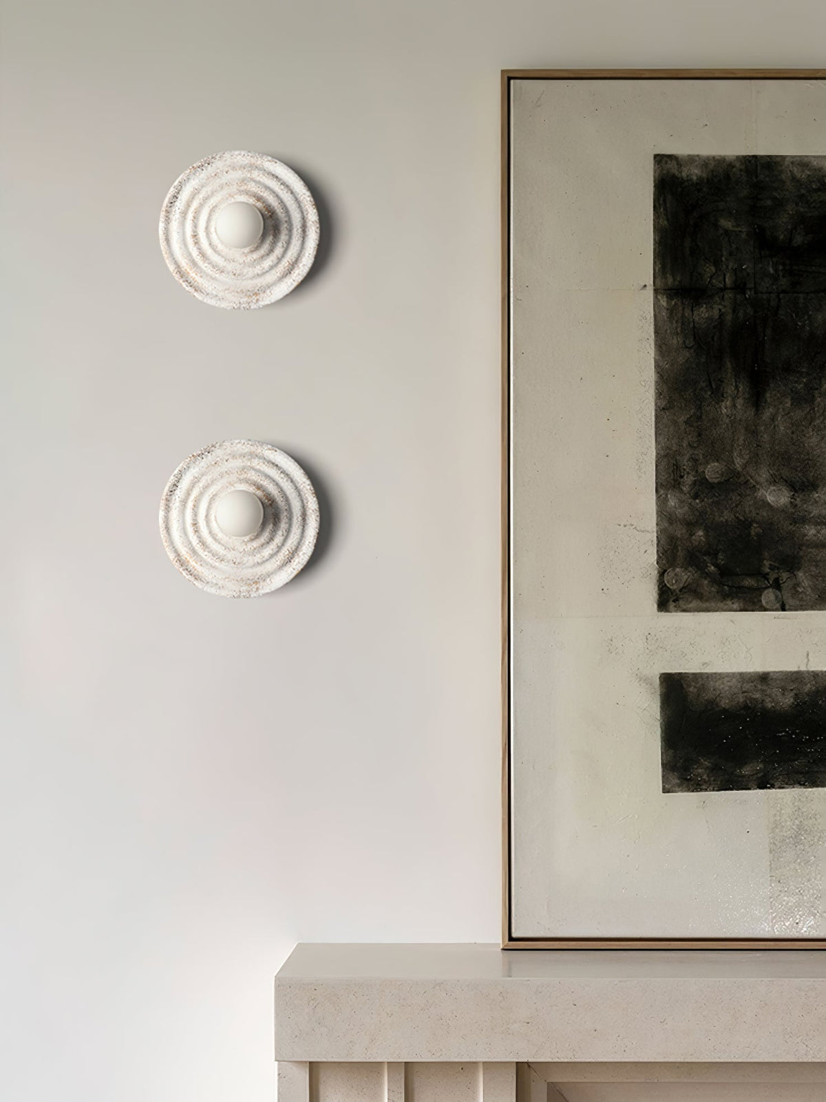 Ersila zeitgenössische minimalistische Kunstharz-Wandleuchte