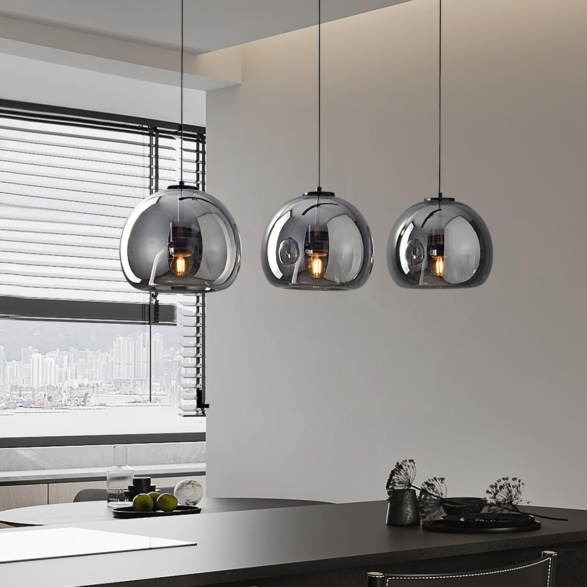 Avola Glas Pendelleuchte