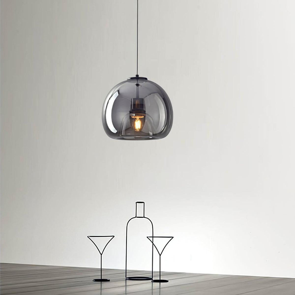 Avola Glas Pendelleuchte