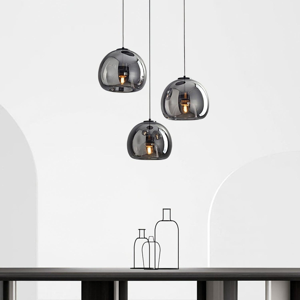 Avola Glas Pendelleuchte